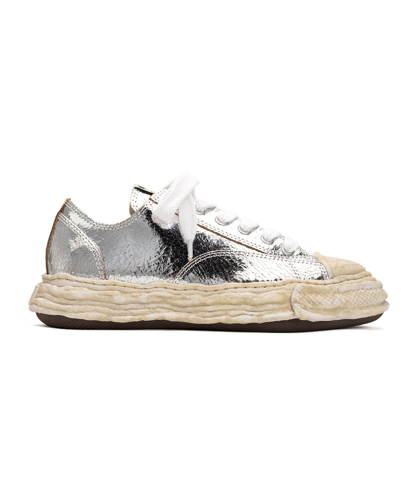 〖 Special Order 〗Maison Mihara Yasuhiro Cracking Leather OG Sole Sneaker - Peterson 23