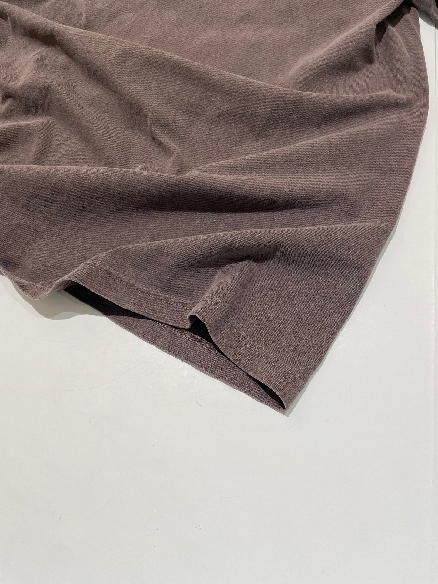 Los Angeles Apparel 6.5oz Pigment Dye Crew Neck S/S T-Shirt - Clove