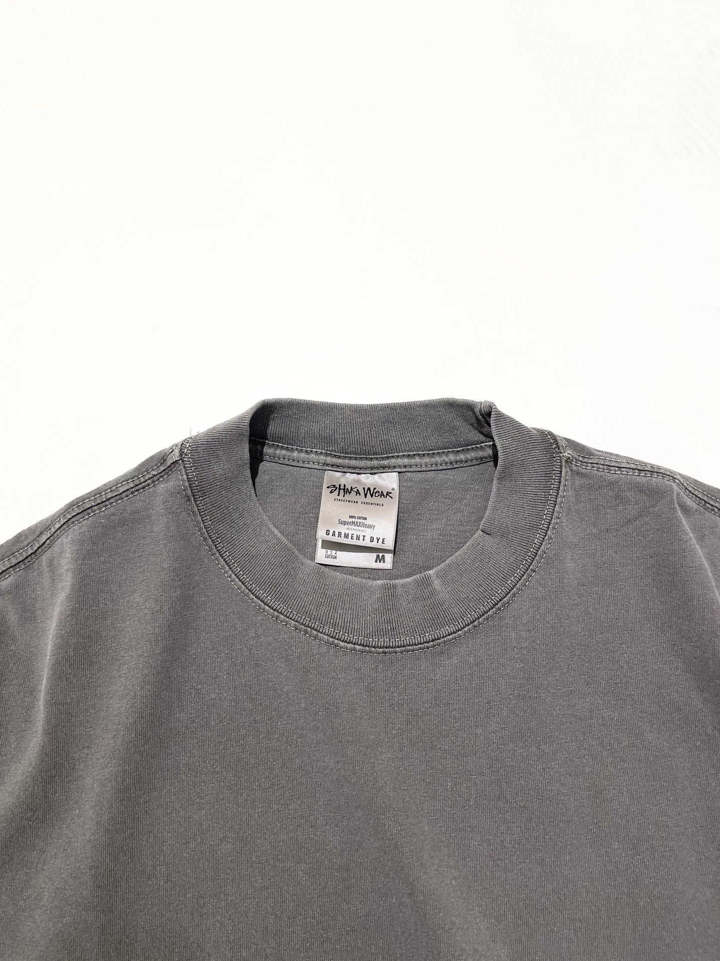 Shaka Wear 7.5oz. Max Heavyweight Garment Dye T-Shirt - Cement