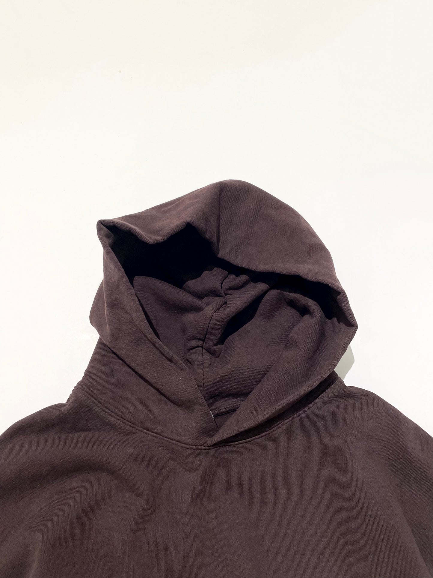 Los Angeles Apparel Garment Dye 14oz. Heavy Fleece Hoodie - Chocolate