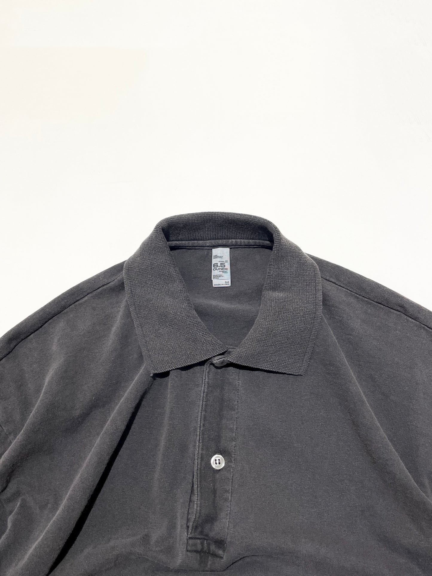 Los Angeles Apparel 18/1 Garment Dye S/S Polo T-Shirt