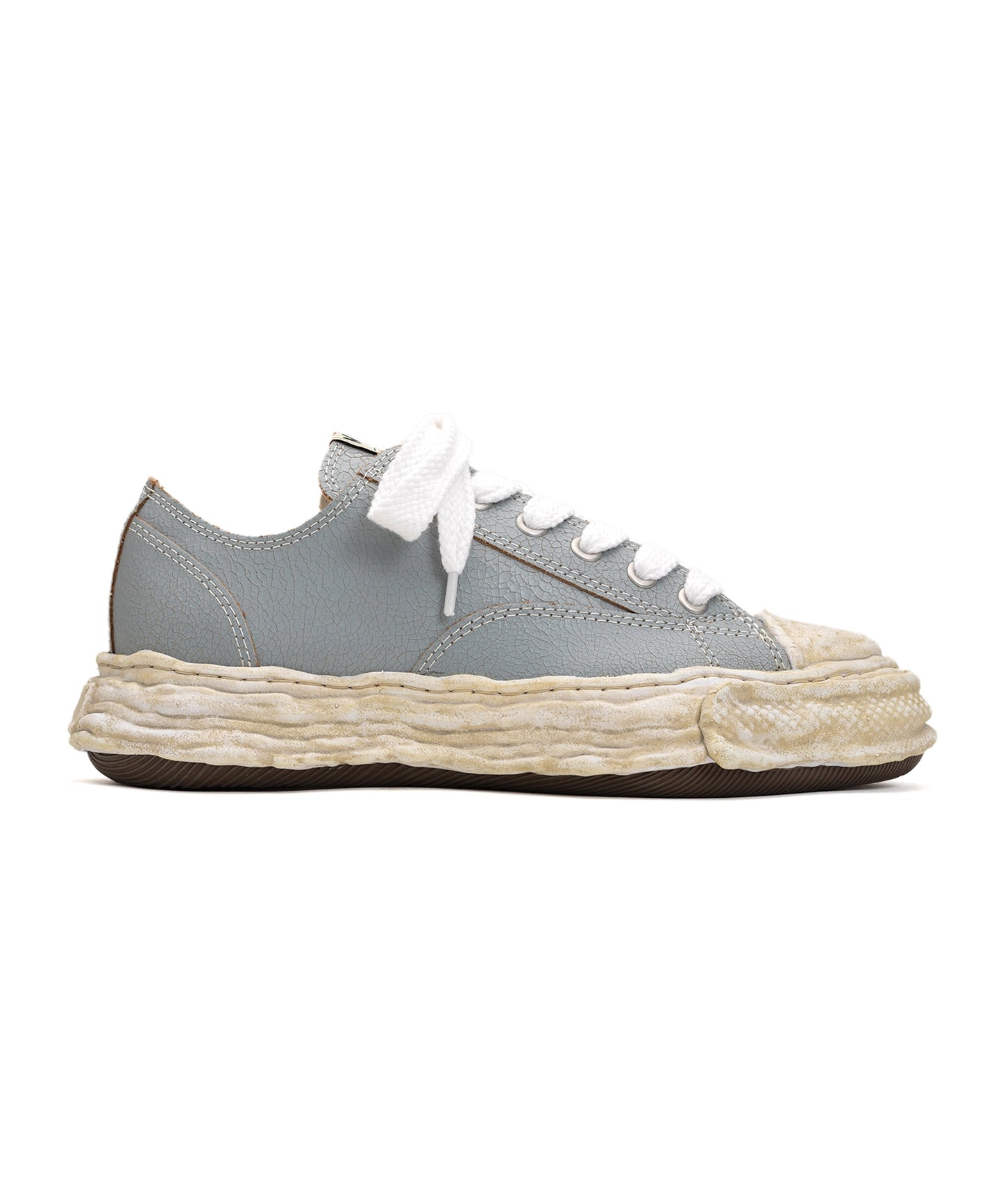 〖 Special Order 〗Maison Mihara Yasuhiro Cracking Leather OG Sole Sneaker - Peterson 23