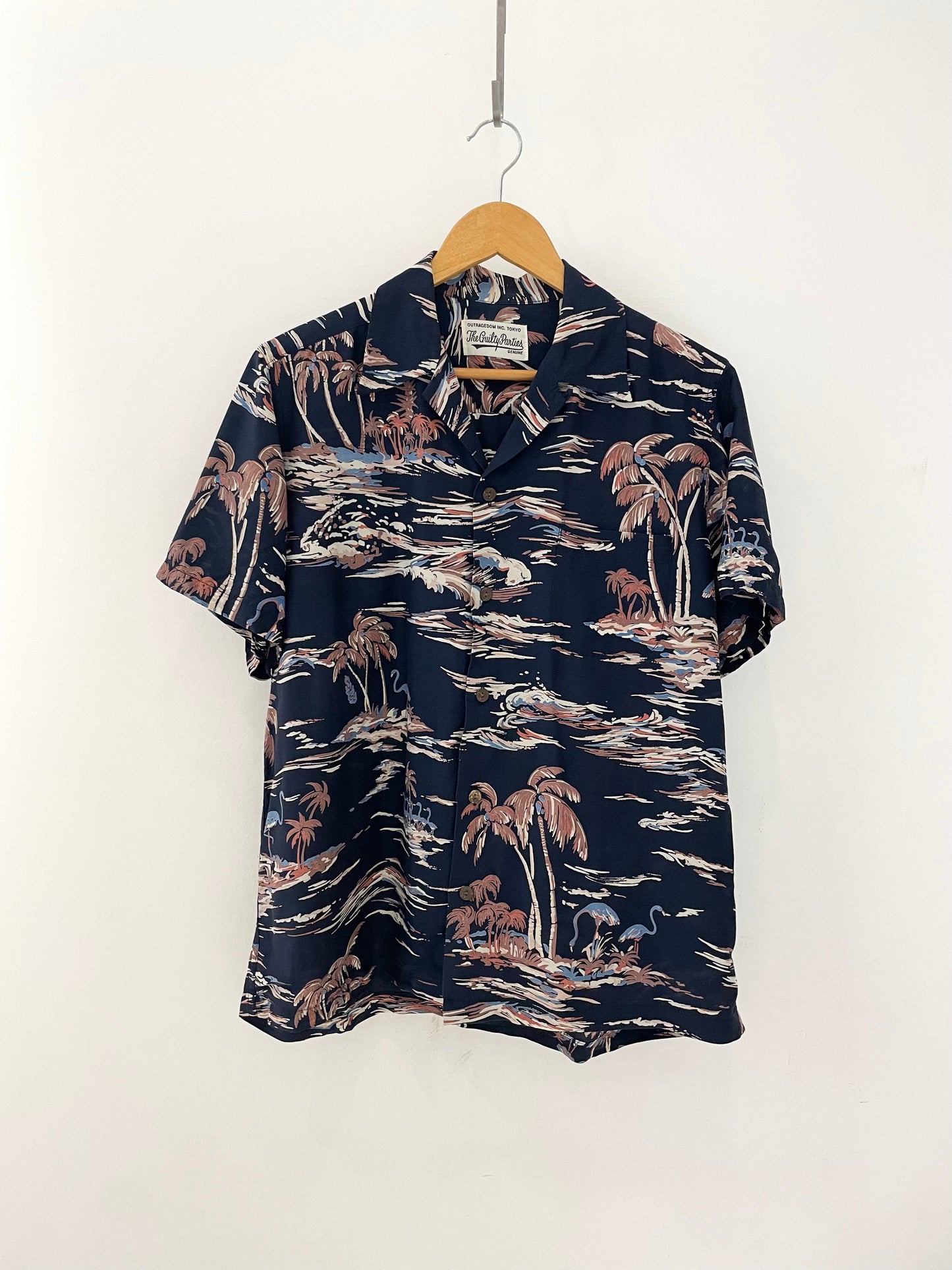 Wacko Maria Island Sea' S/S Hawaiian Shirt