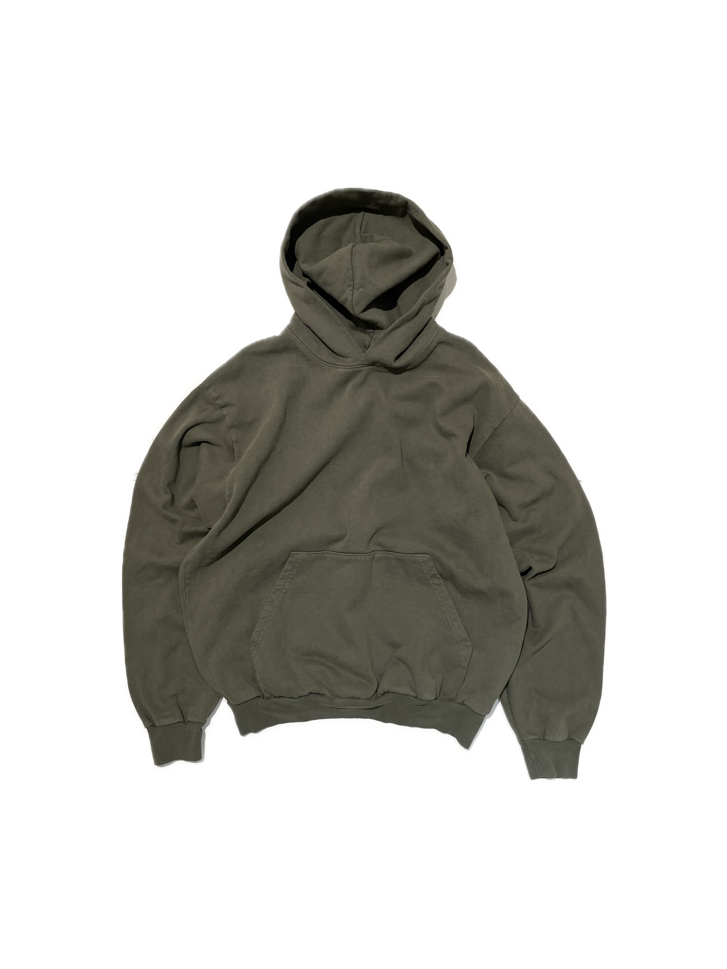 Los Angeles Apparel Garment Dye 14oz. Heavy Fleece Hoodie - Army