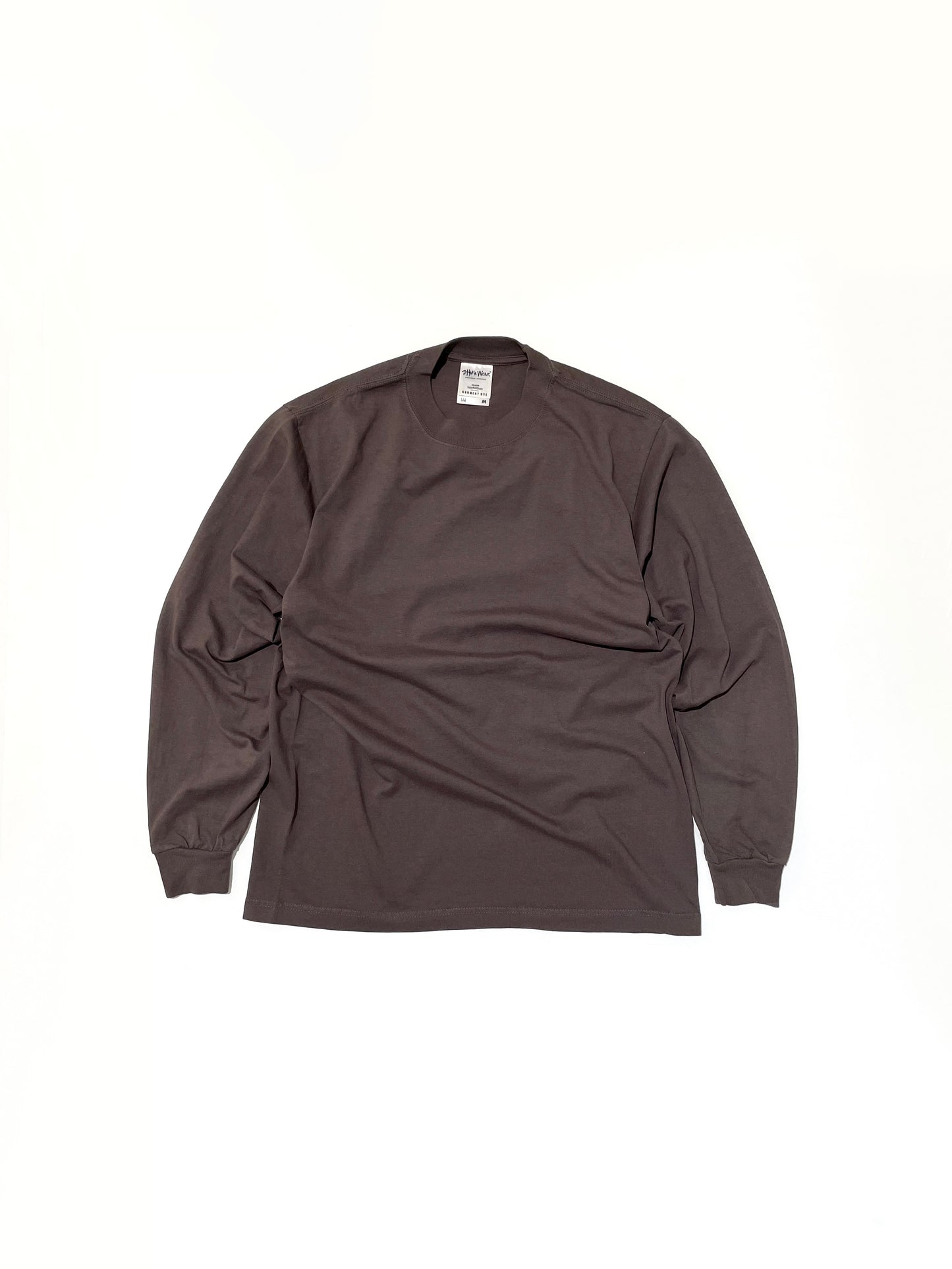 Shaka Wear 7.5oz. Max Heavyweight Garment Dye L/S T-Shirt - Mocha