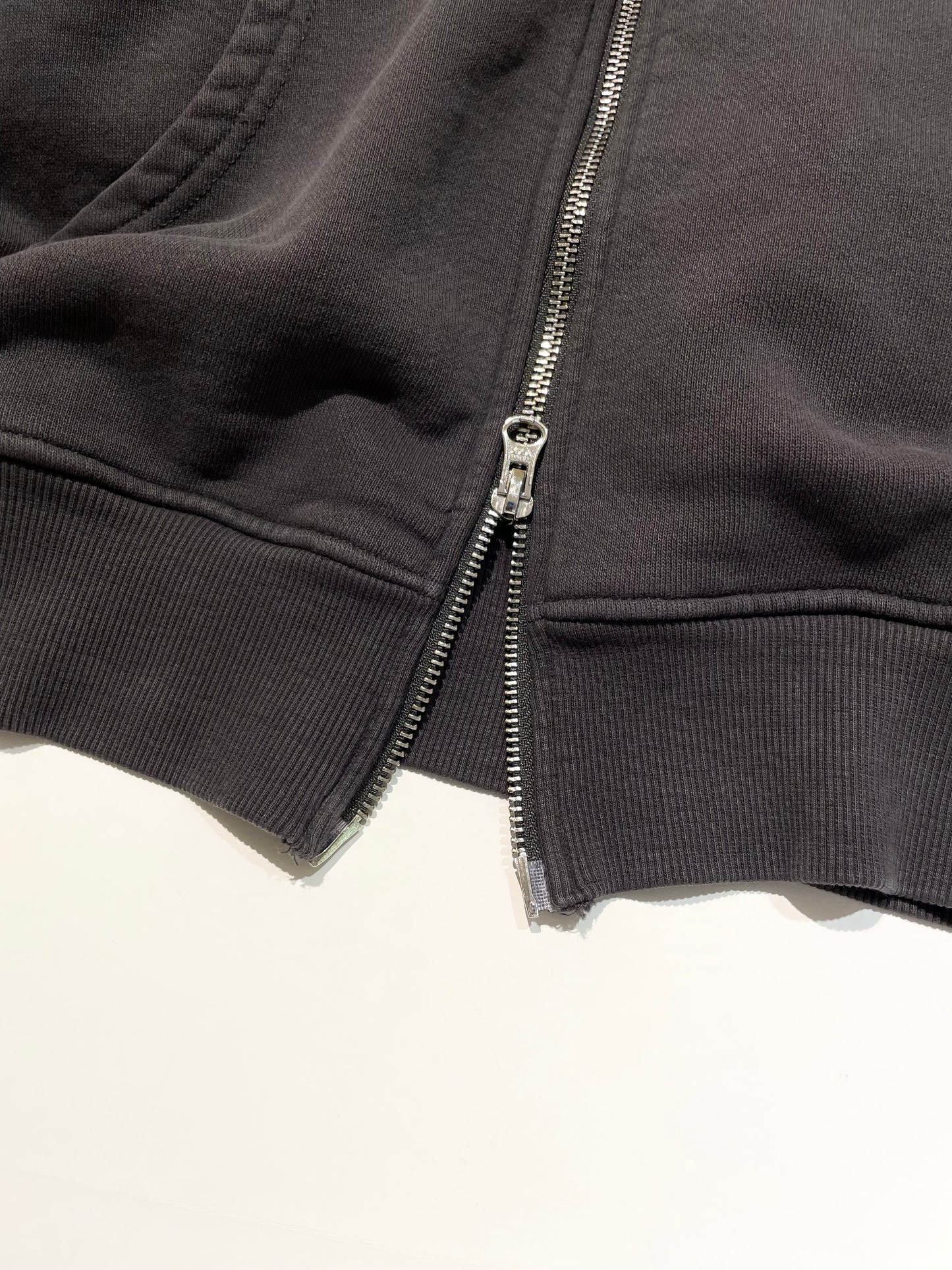 Shaka Wear 13.5 oz. Los Angeles Heavyweight Garment Dye Double Zipper Hoodie - Shadow