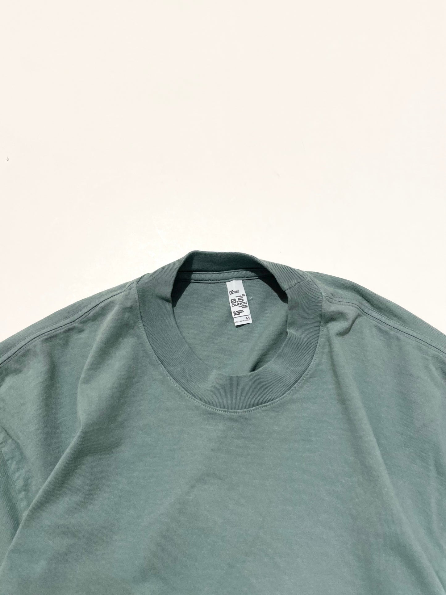Los Angeles Apparel Garment Dye 6.5oz. L/S T-Shirt - Atlantic Green