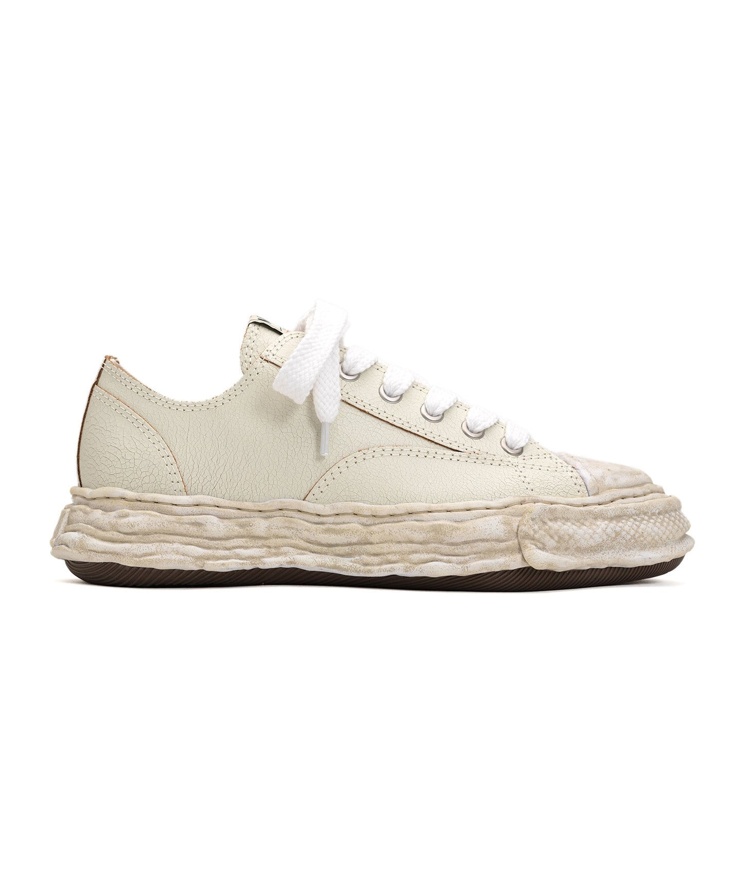 〖 Special Order 〗Maison Mihara Yasuhiro Cracking Leather OG Sole Sneaker - Peterson 23