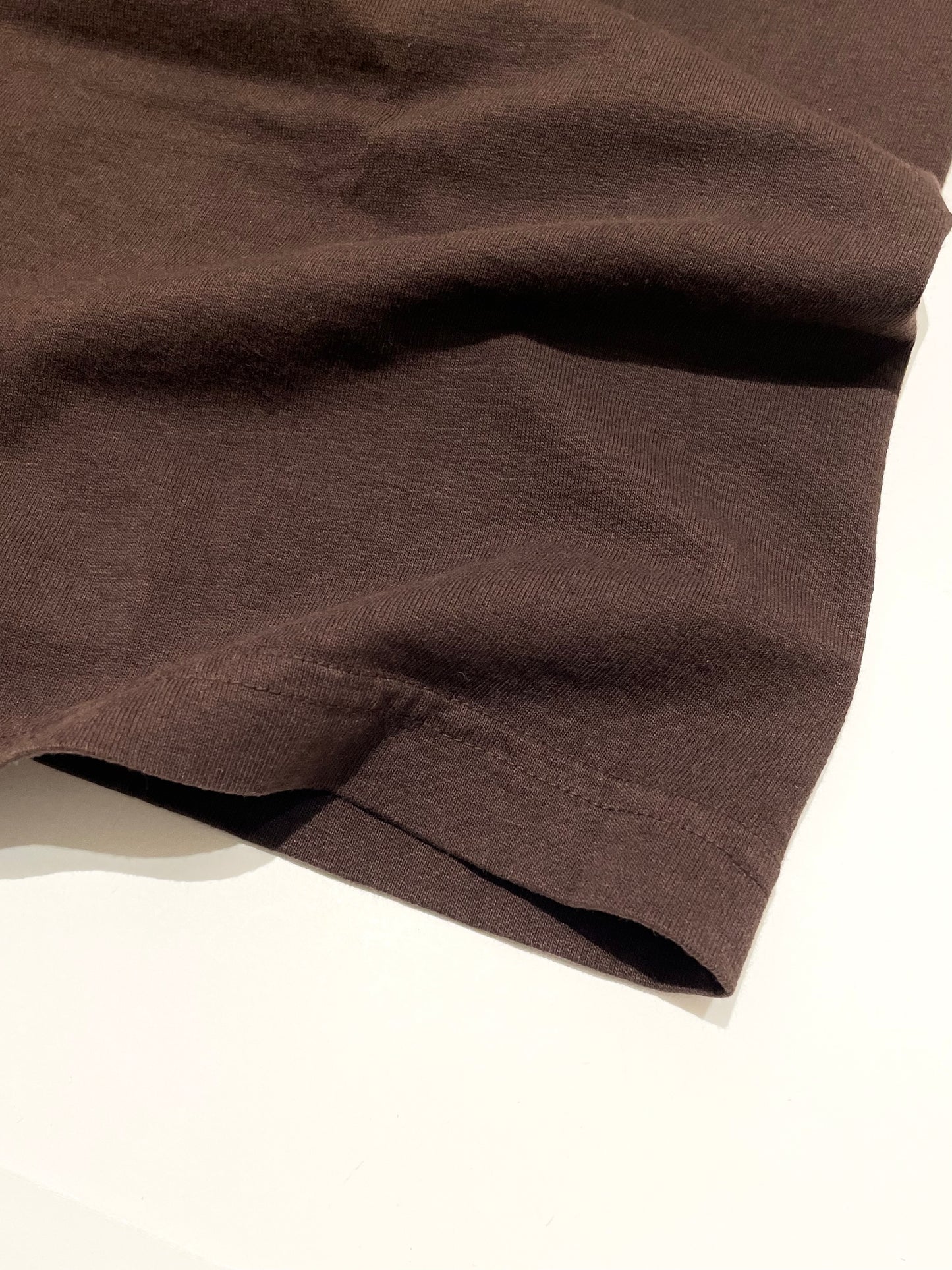 Los Angeles Apparel 6.5oz Garment Dye Crew Neck S/S T-Shirt - Chocolate