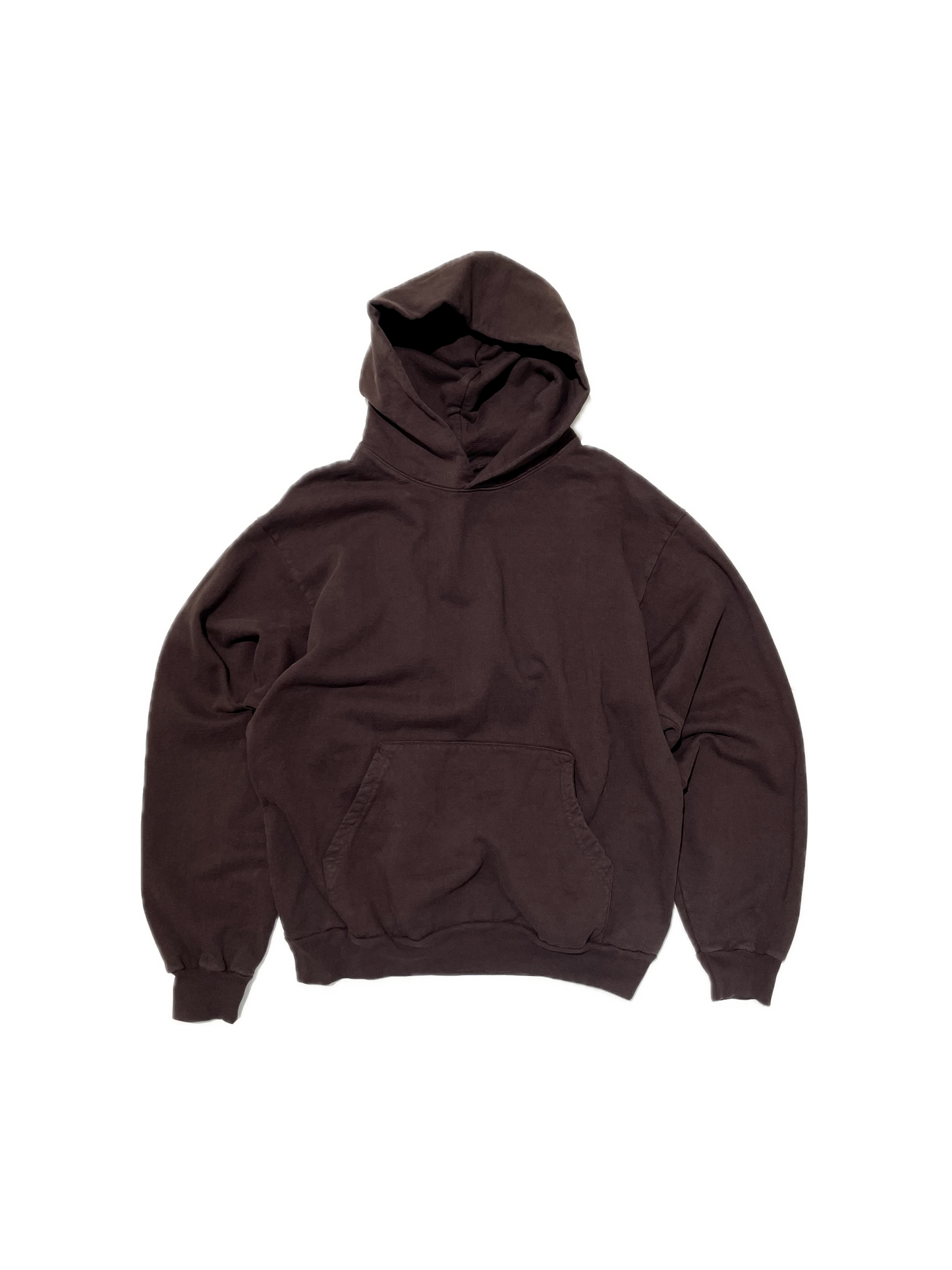 Los Angeles Apparel Garment Dye 14oz. Heavy Fleece Hoodie - Chocolate