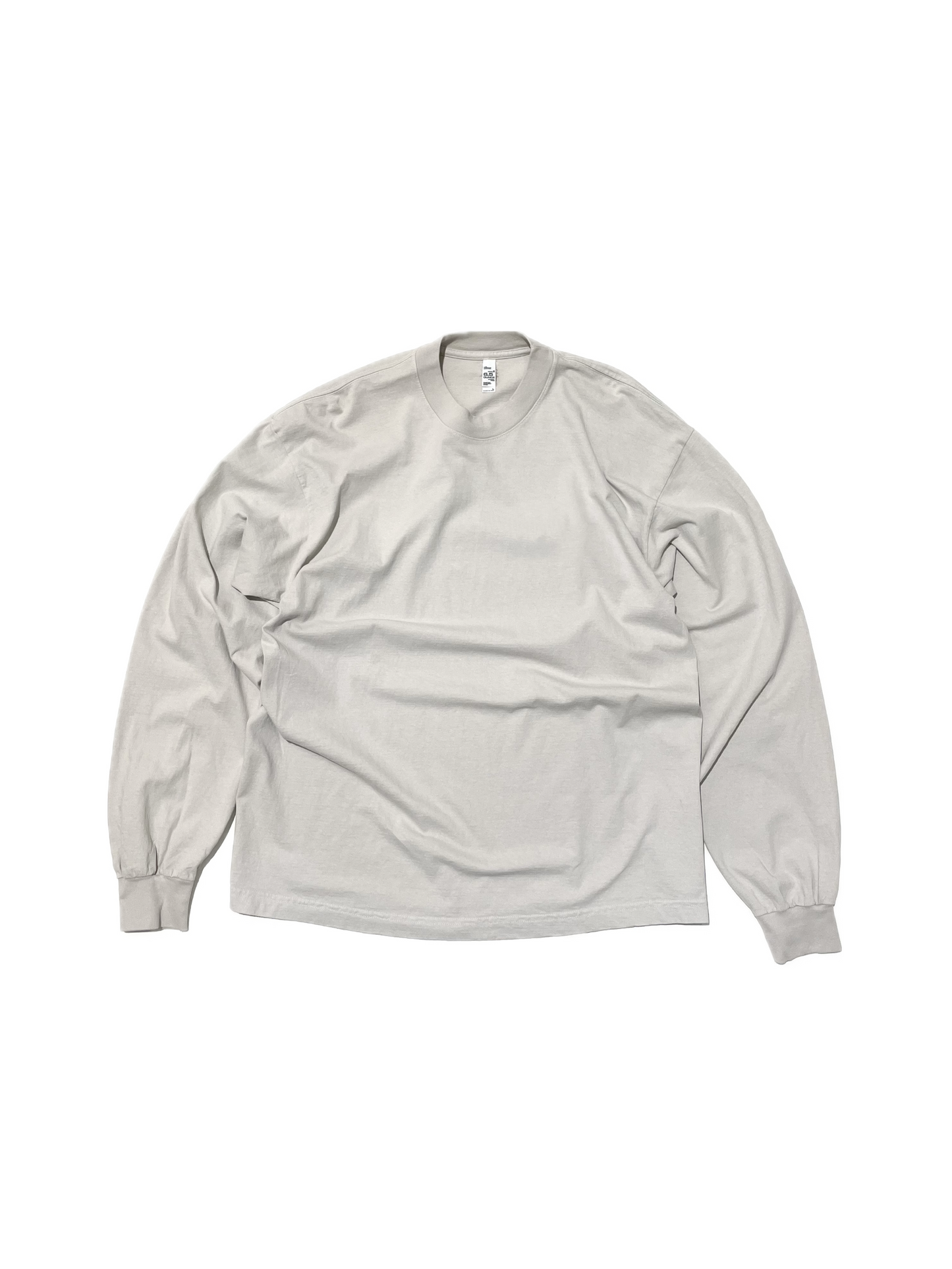 Los Angeles Apparel Garment Dye 6.5oz. L/S T-Shirt - Cement