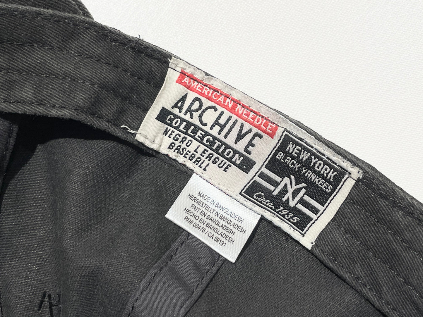 American Needle Archive Pigment Washed Cap - New York Black Yankees