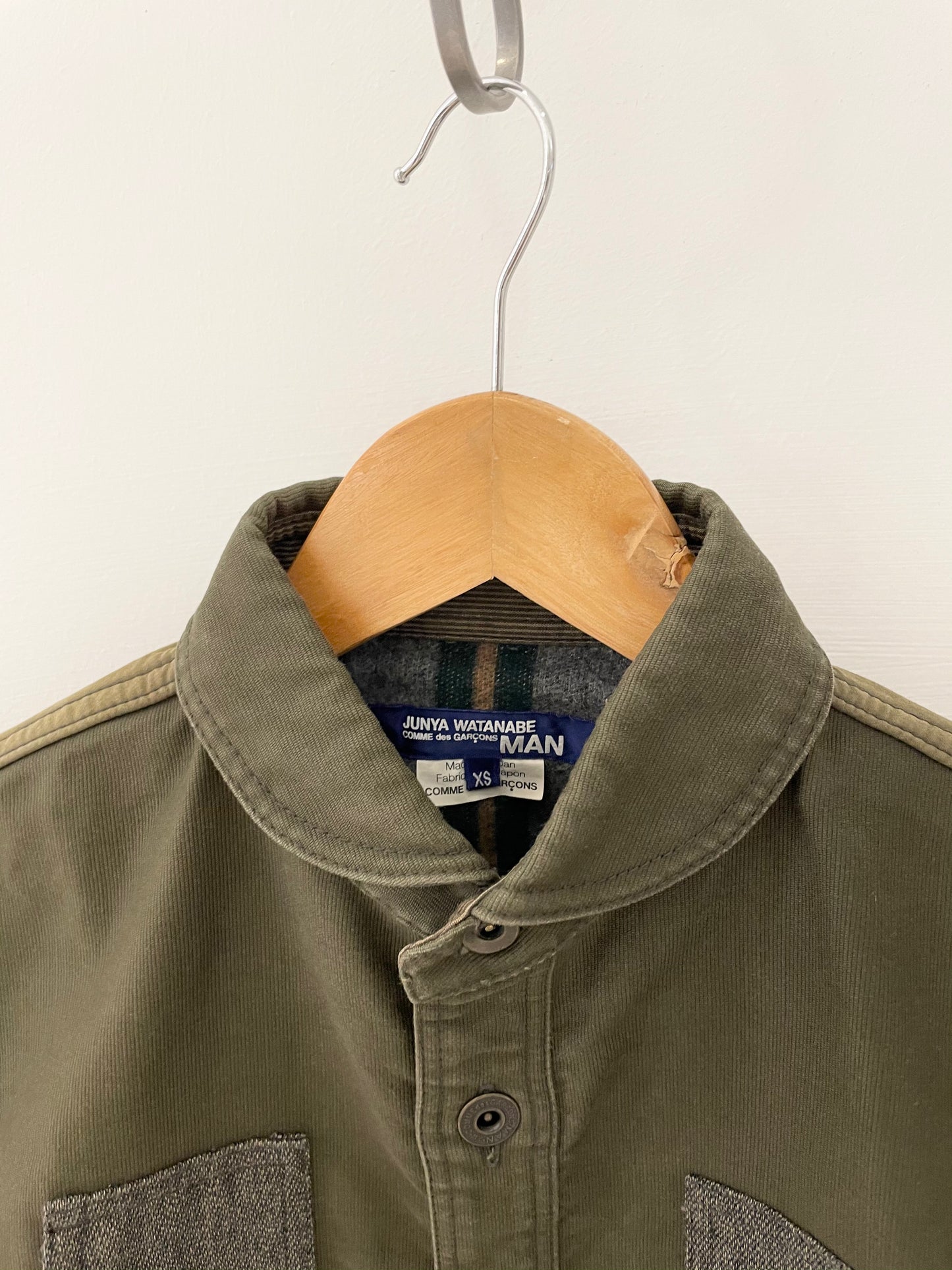 Junya Watanabe Man Reconstructed Patchwork Shirt