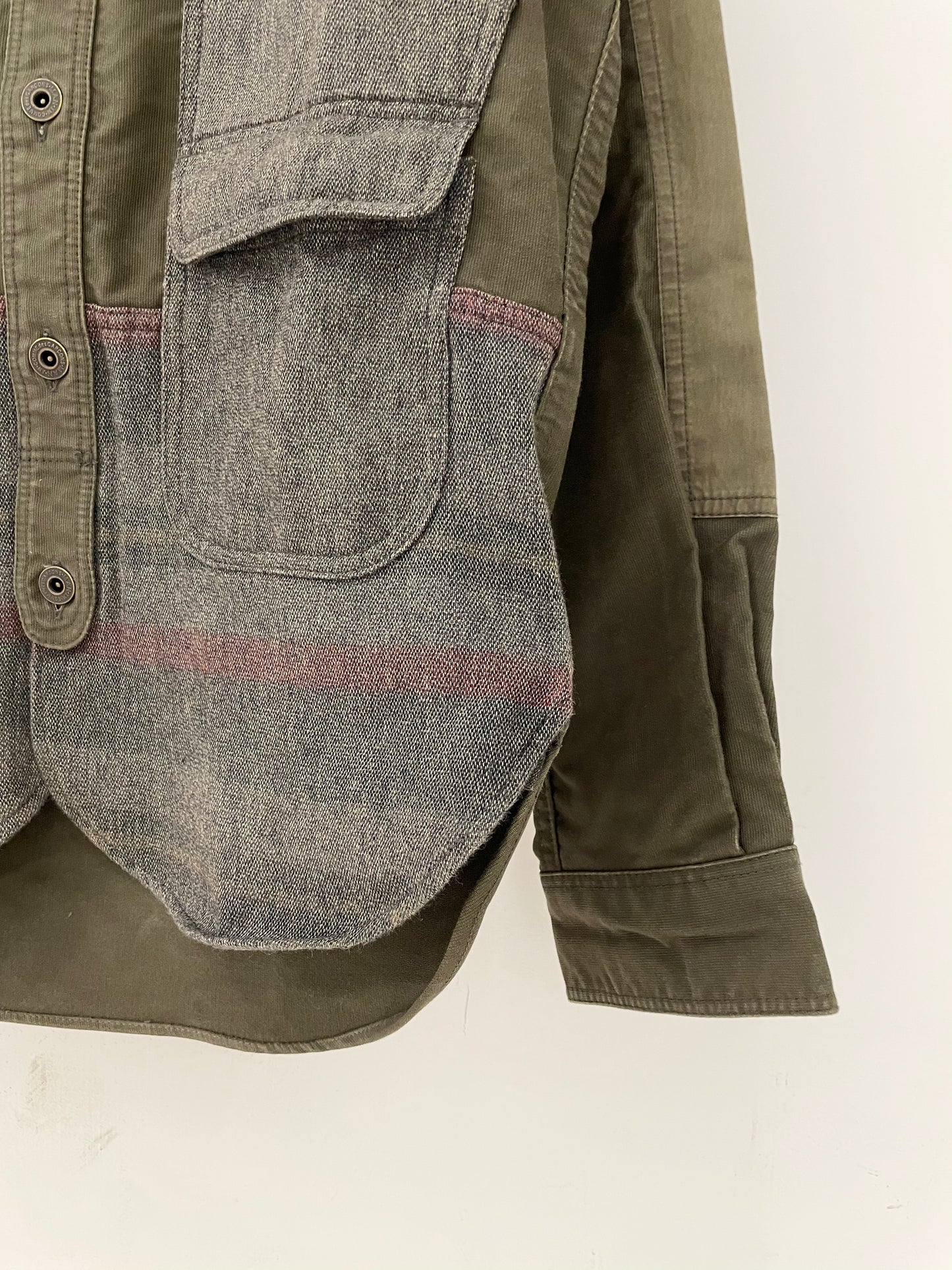 Junya Watanabe Man Reconstructed Patchwork Shirt