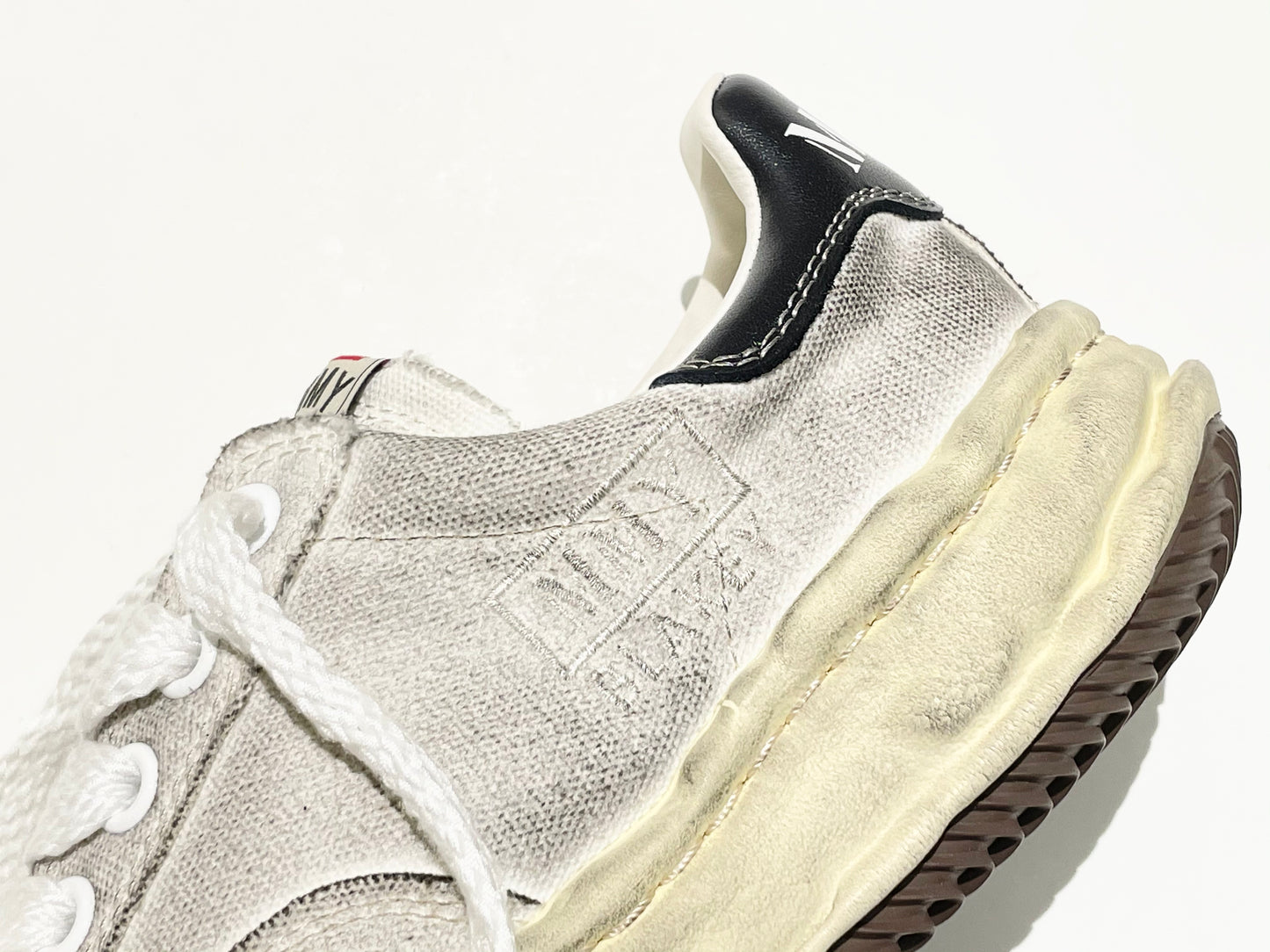 Maison Mihara Yasuhiro Distressed Canvas OG Sole Sneaker - Blakey