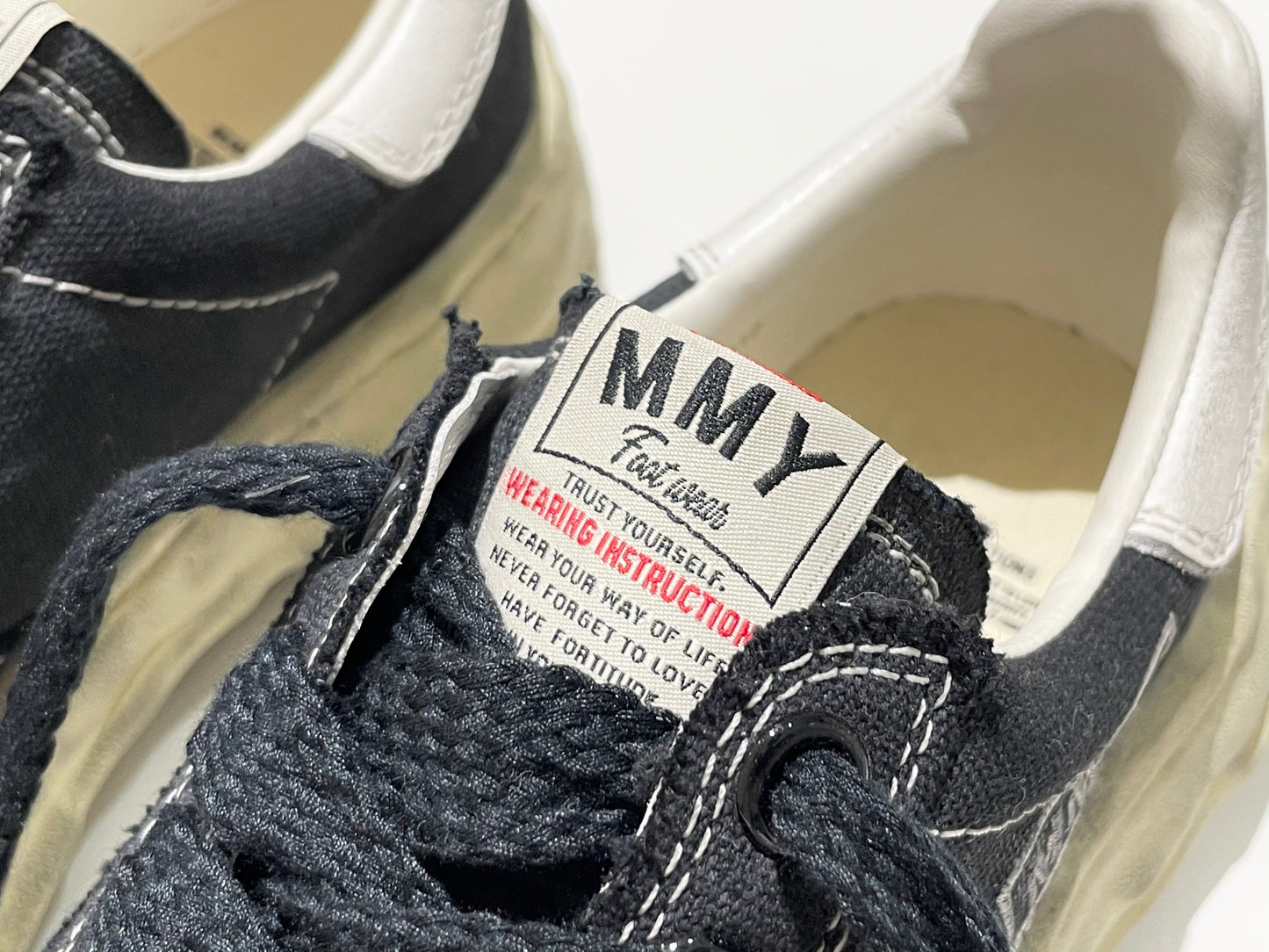 Maison Mihara Yasuhiro Distressed Canvas OG Sole Sneaker - Blakey