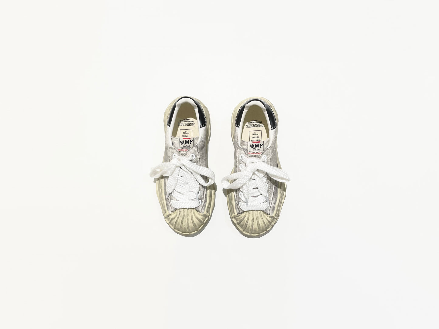 Maison Mihara Yasuhiro Distressed Canvas OG Sole Sneaker - Blakey