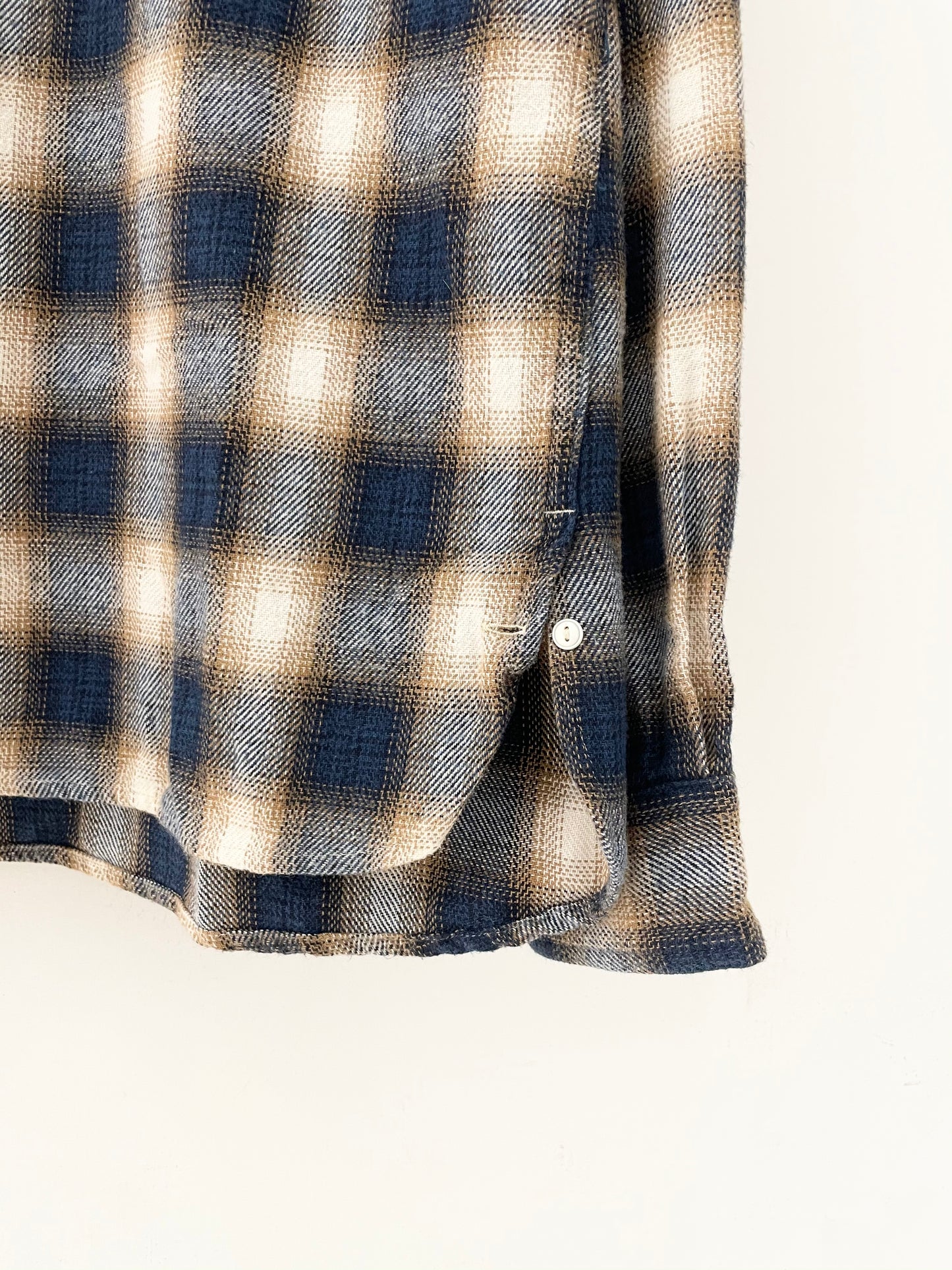 Nonnative Handyman Shirt Cotton Twill Ombré Plaid