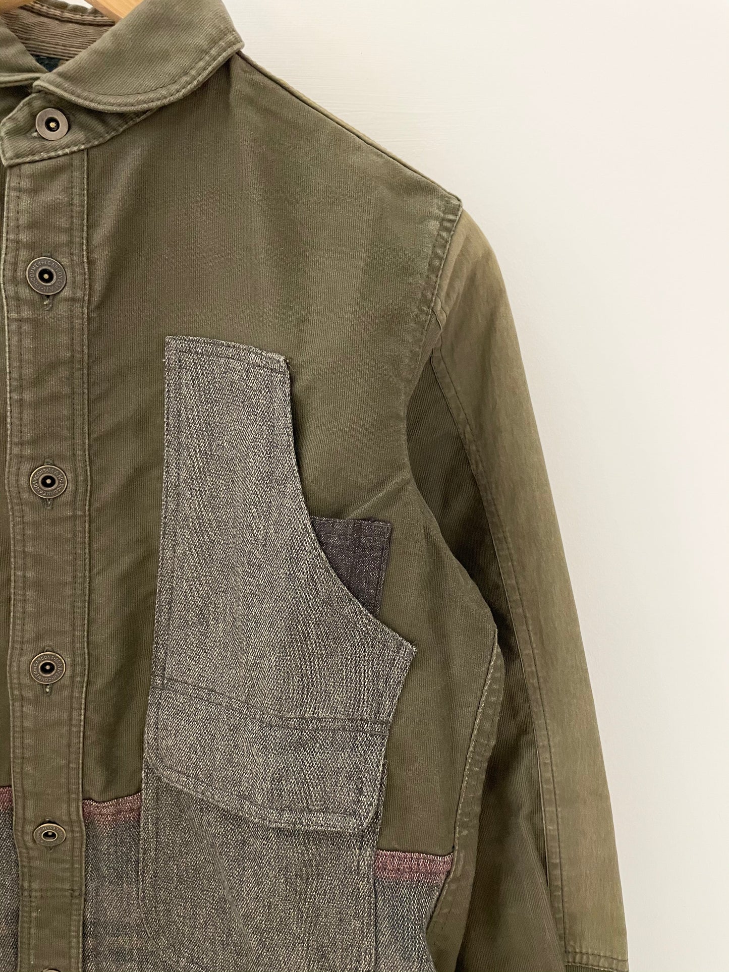 Junya Watanabe Man Reconstructed Patchwork Shirt