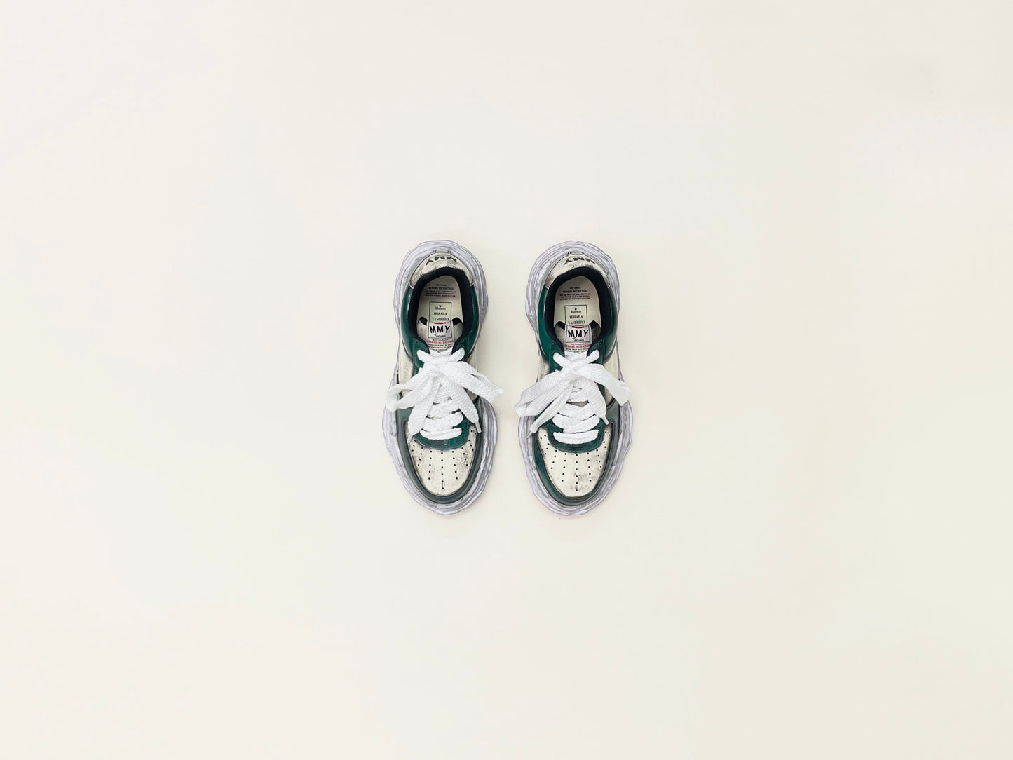 〖 Special Order 〗Maison Mihara Yasuhiro Brushed Patent Leather OG Sole Sneaker - Wayne
