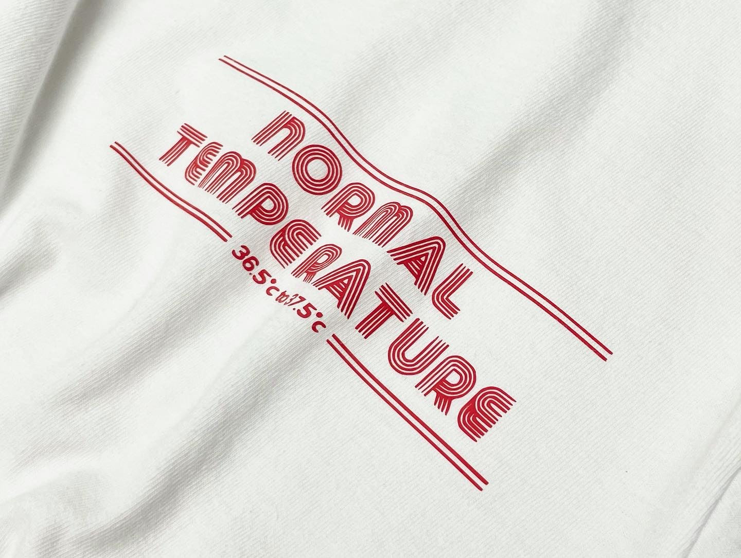 Normal Temperature 6.5oz Script Logo S/S Crew Neck T-Shirt