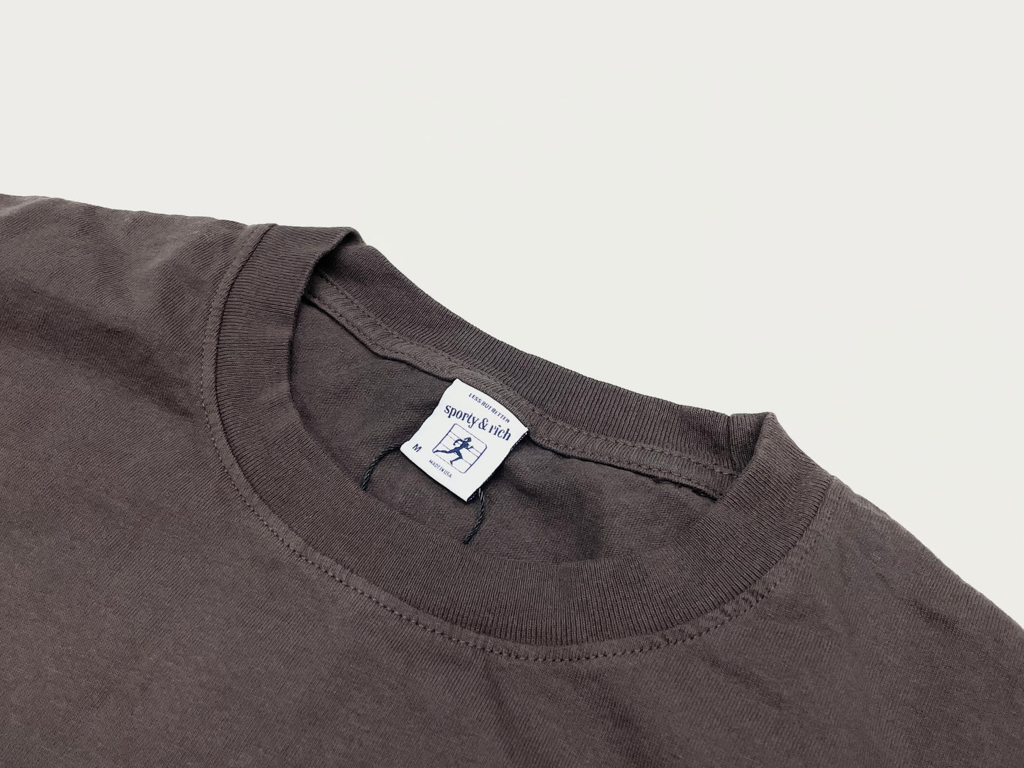 Sporty & Rich Script Logo L/S T-Shirt