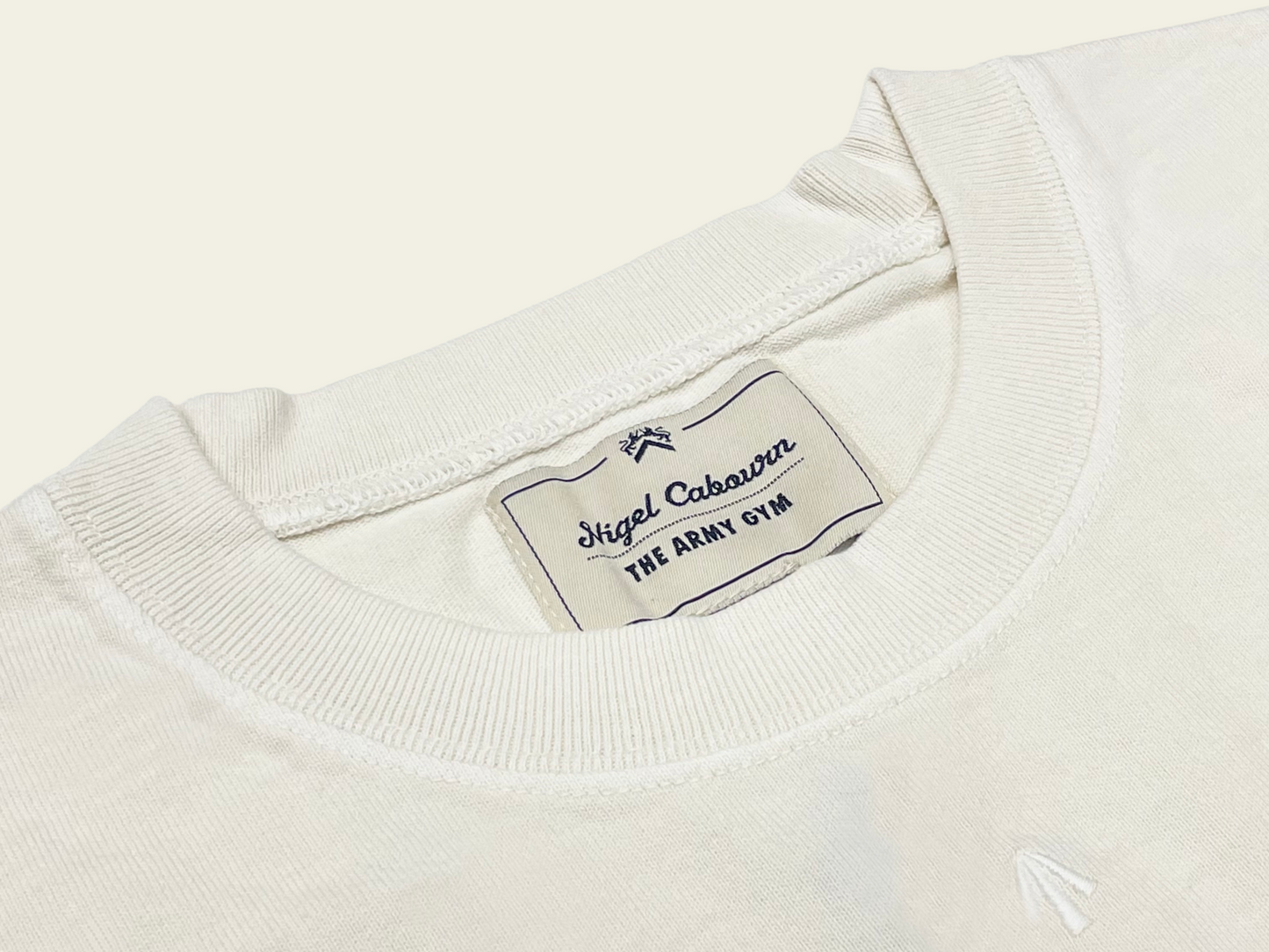 Nigel Cabourn Heavyweight Embroidered Arrow S/S Tee