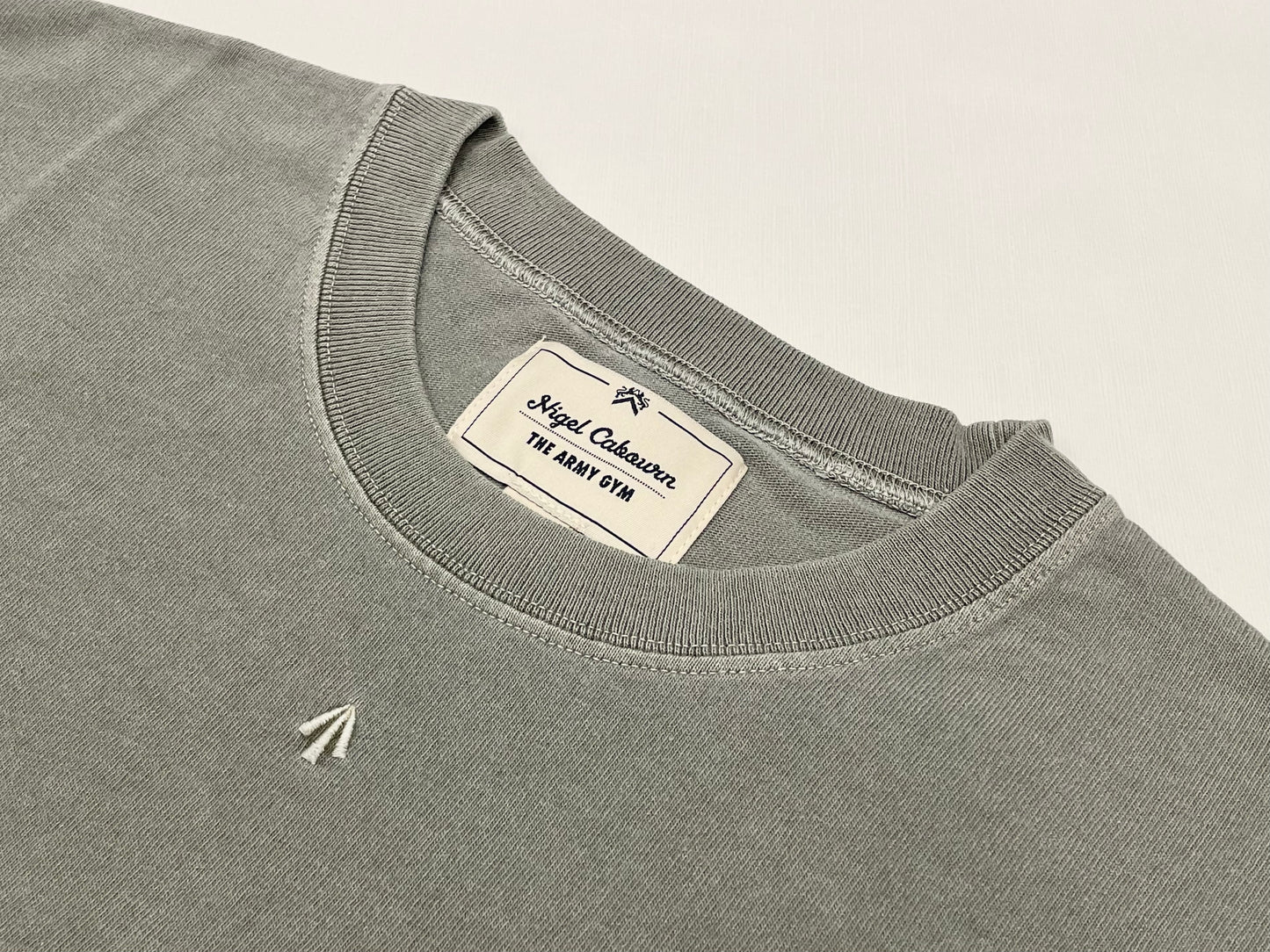 Nigel Cabourn Heavyweight Embroidered Arrow S/S Tee