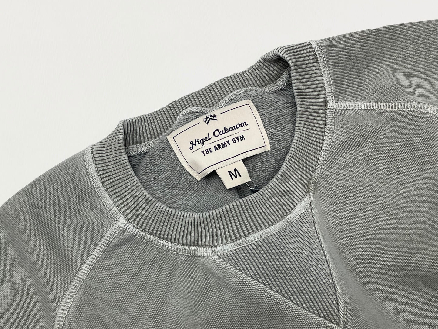 Nigel Cabourn Embroidered Arrow Crew Sweater