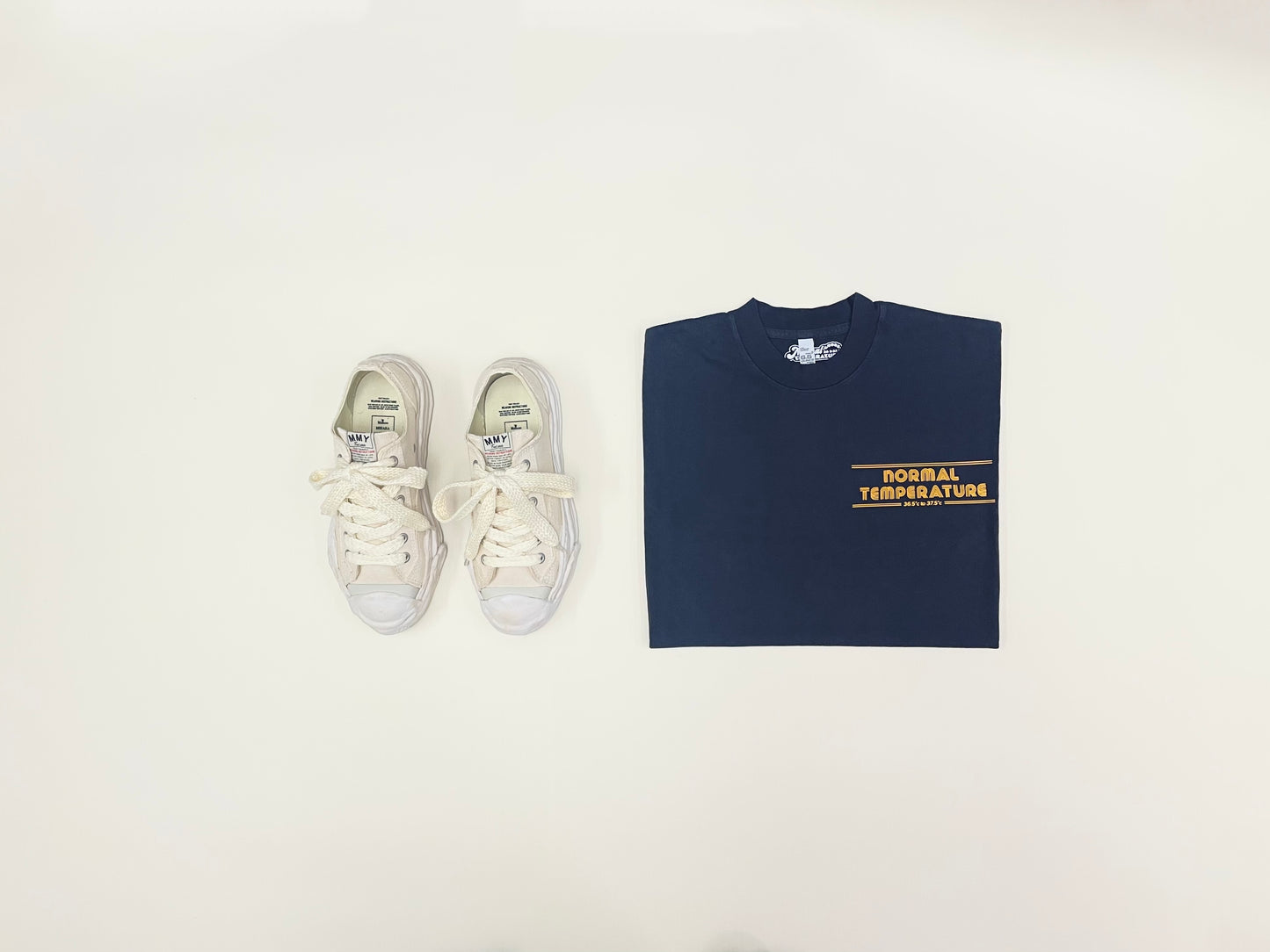 Normal Temperature 6.5oz Script Logo S/S Crew Neck T-Shirt