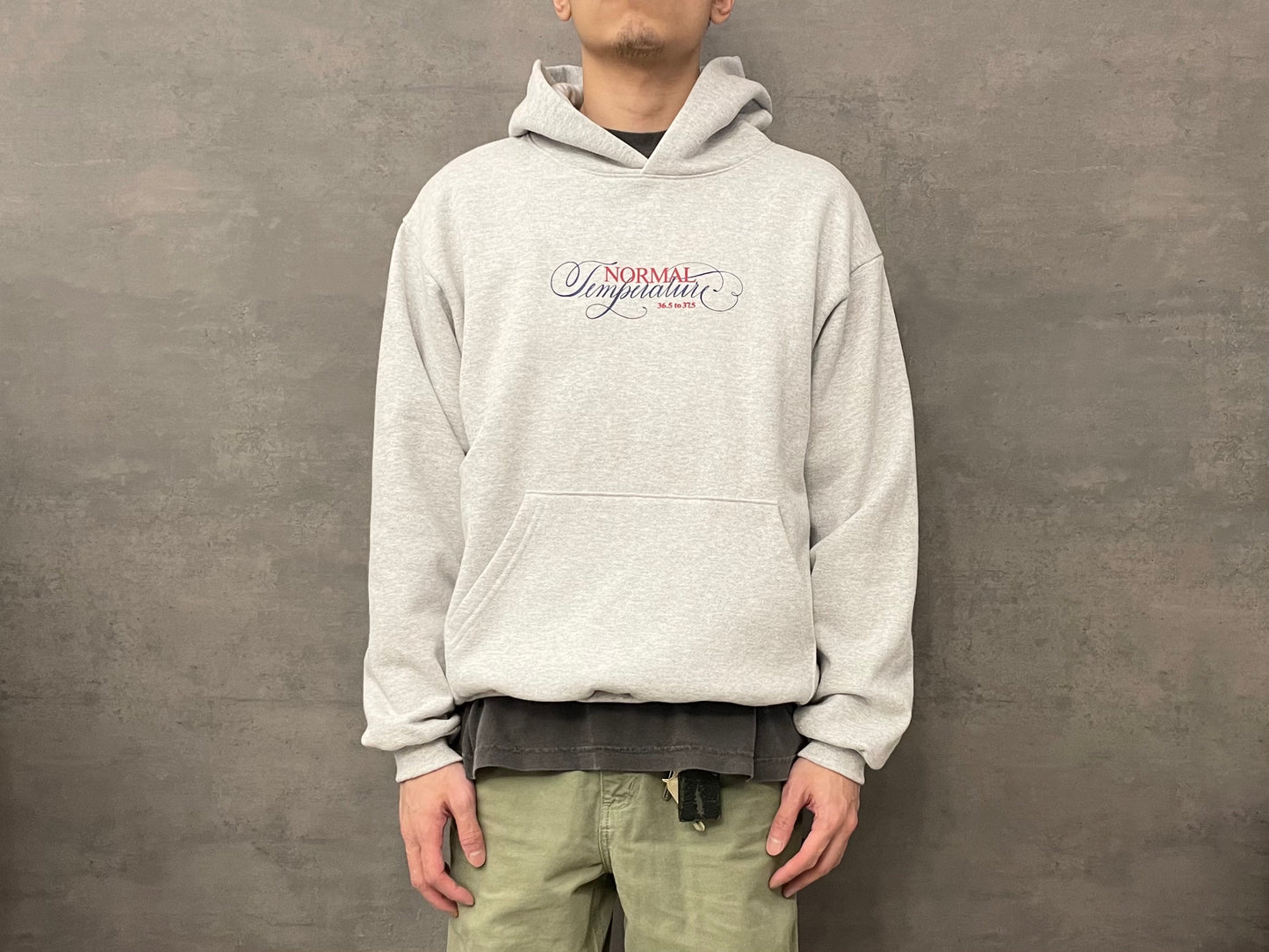 Normal Temperature 14oz. Cali Script Heavy Fleece Hoodie
