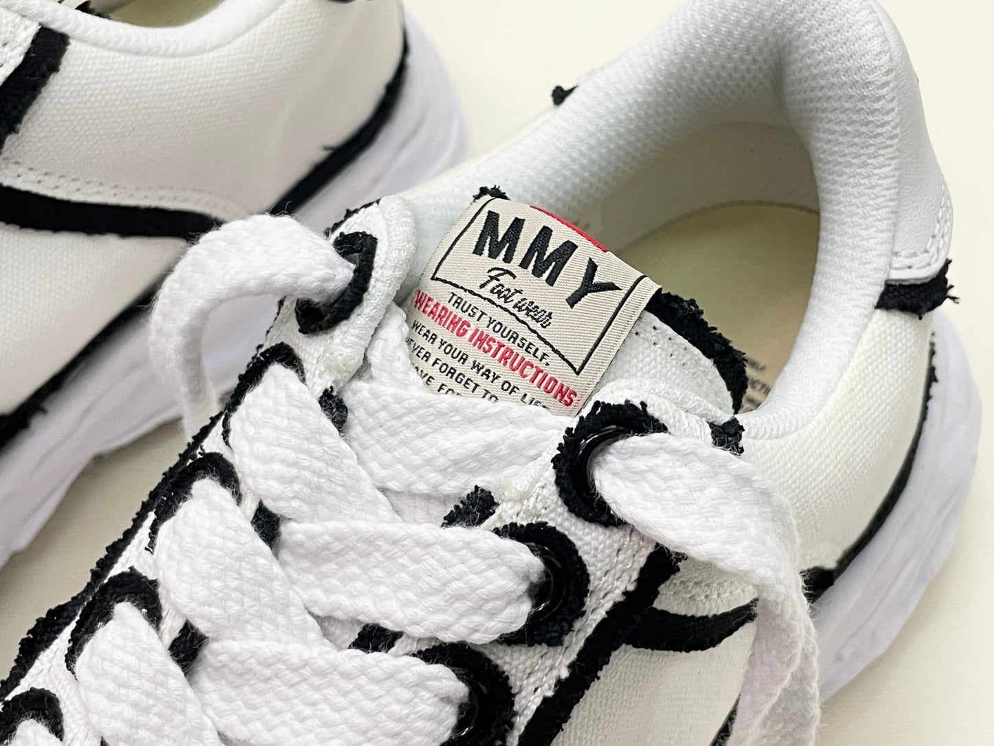 Maison Mihara Yasuhiro Over Hanging Canvas OG Sole Sneaker - Wayne