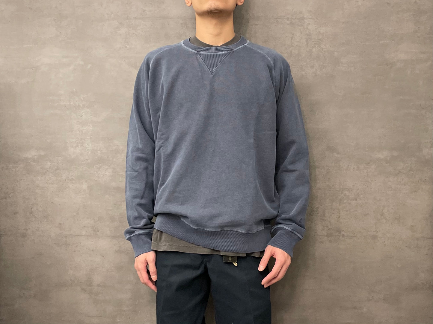 Nigel Cabourn Embroidered Arrow Crew Sweater