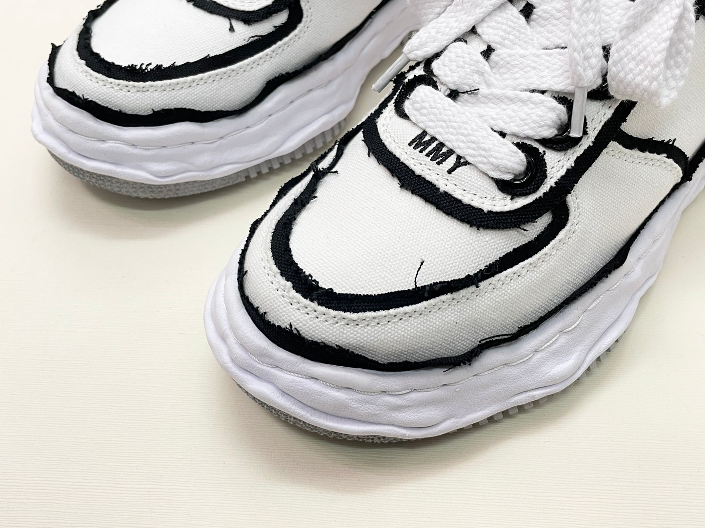 Maison Mihara Yasuhiro Over Hanging Canvas OG Sole Sneaker - Wayne