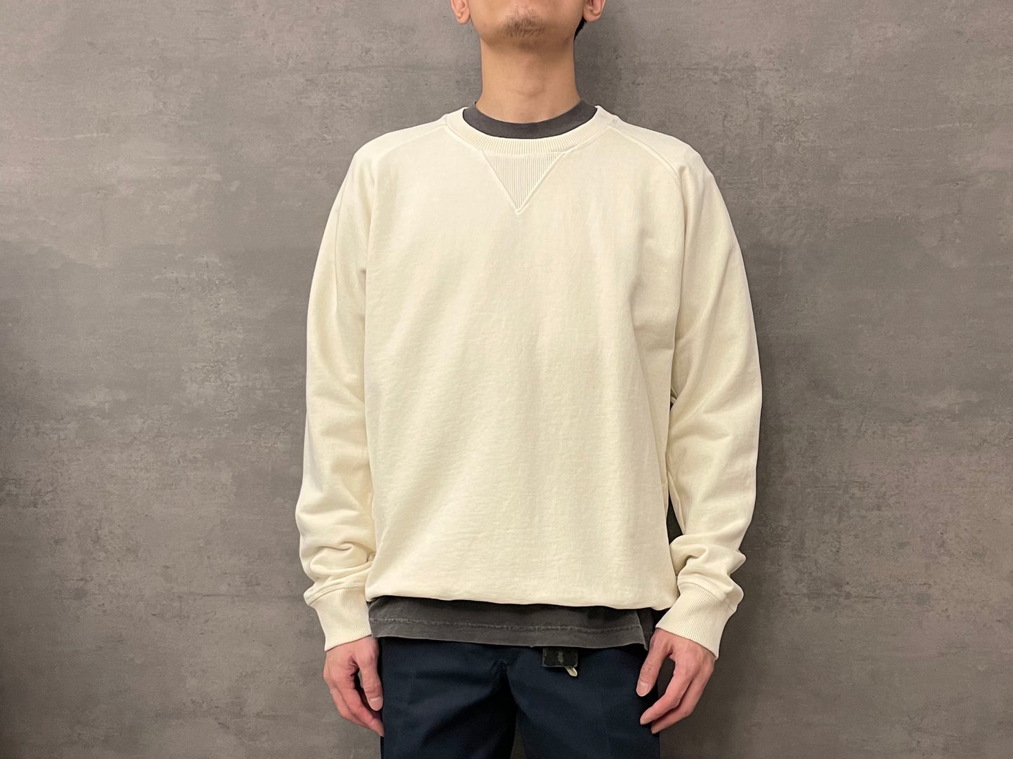 Nigel Cabourn Embroidered Arrow Crew Sweater