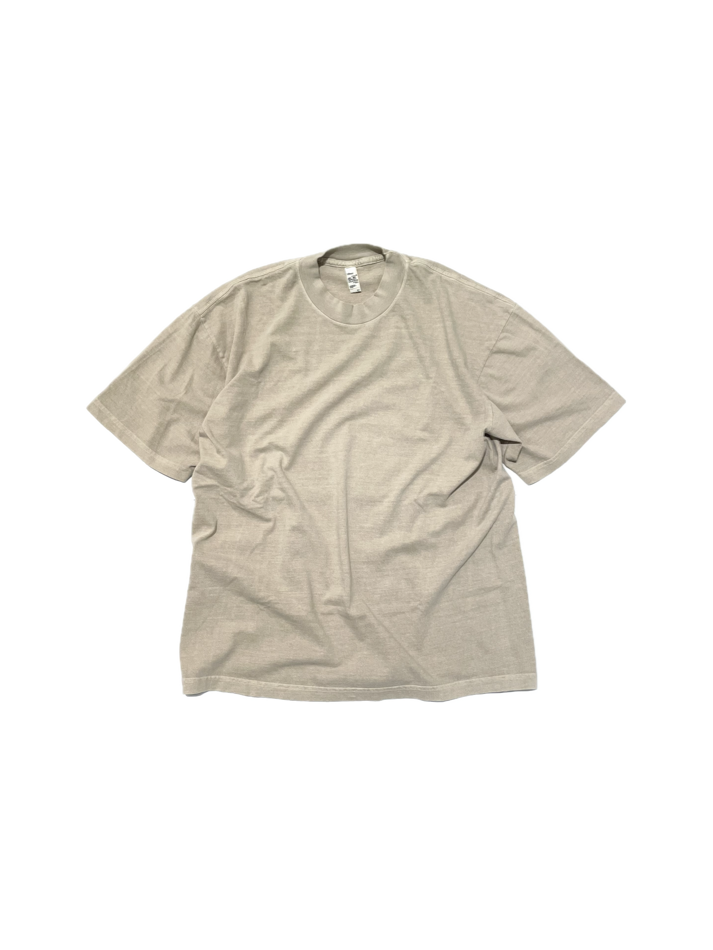 Los Angeles Apparel 6.5oz Pigment Dye Crew Neck S/S T-Shirt - Mushroom