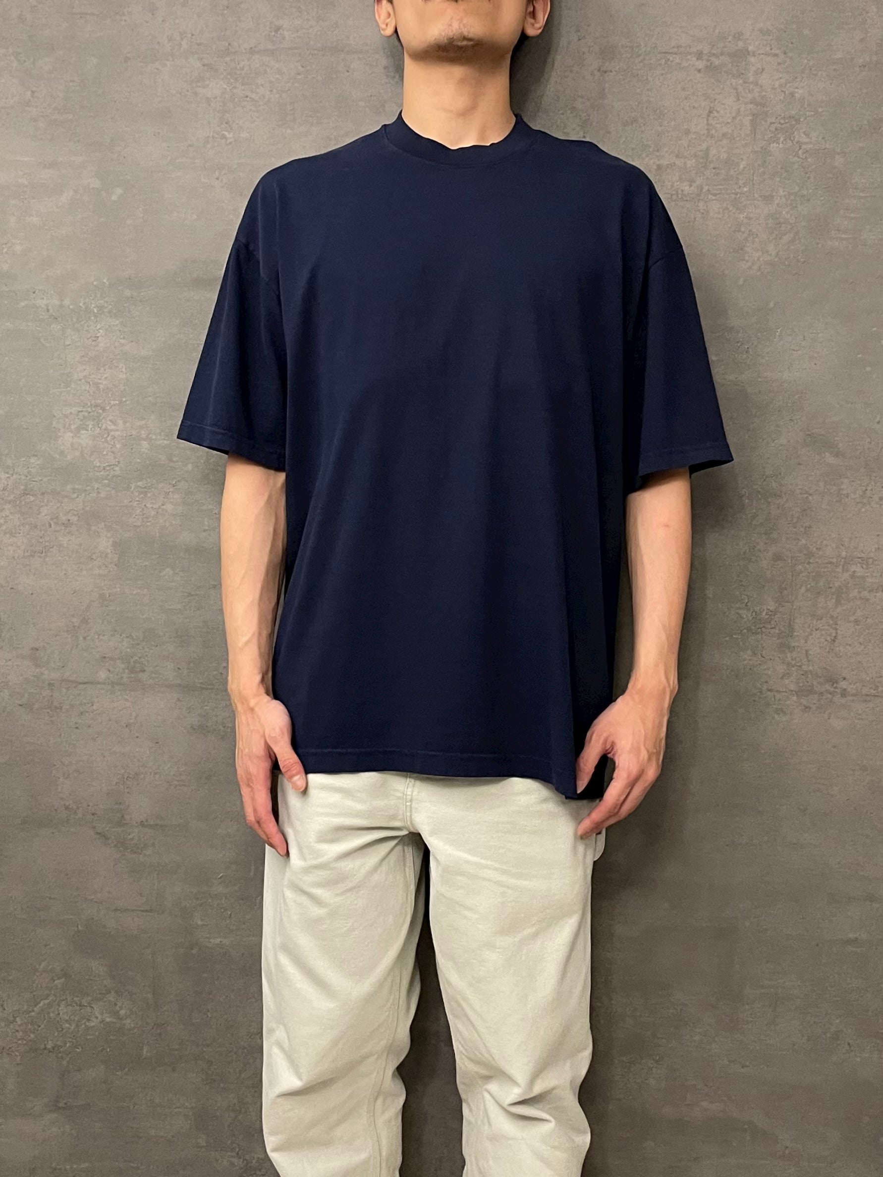 Los Angeles Apparel 6.5oz Garment Dye Crew Neck S/S T-Shirt - Navy