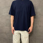Los Angeles Apparel 6.5oz Garment Dye Crew Neck S/S T-Shirt - Navy