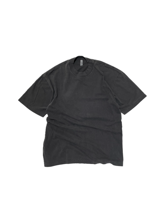 Los Angeles Apparel 6.5oz Pigment Dye Crew Neck S/S T-Shirt - Vintage Black