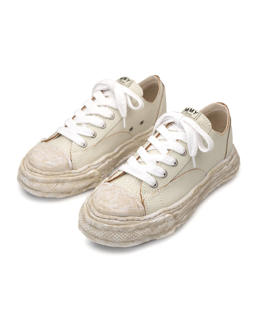 〖 Special Order 〗Maison Mihara Yasuhiro Cracking Leather OG Sole Sneaker - Peterson 23