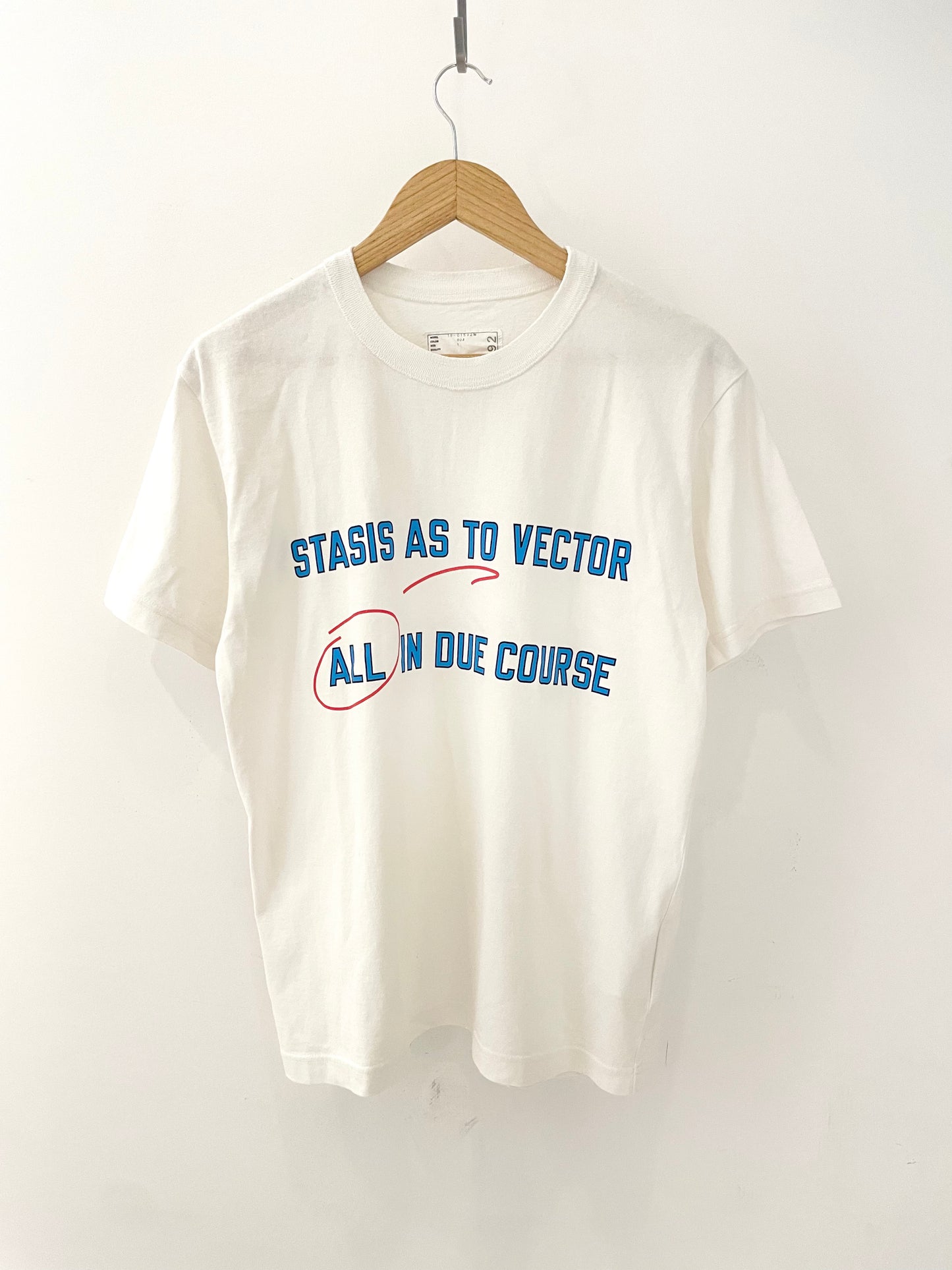 Sacai All In Due Course print T-shirt