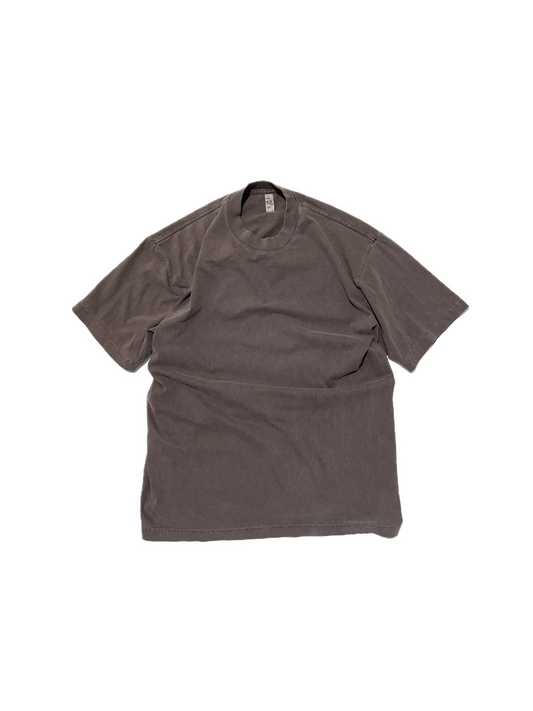 Los Angeles Apparel 6.5oz Pigment Dye Crew Neck S/S T-Shirt - Clove