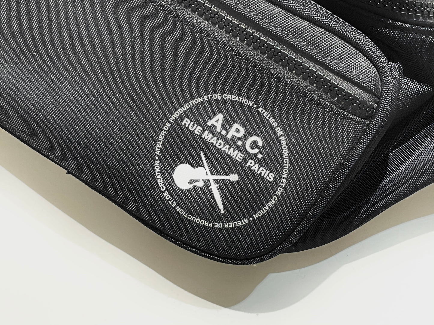 A.P.C. Guitar Logo Waist Bag