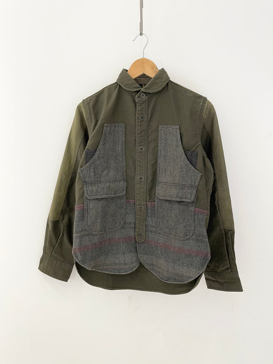 Junya Watanabe Man Reconstructed Patchwork Shirt