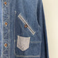 Junya Watanabe Man Heavy Denim Patchwork Shirt