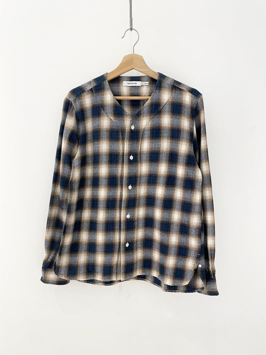 Nonnative Handyman Shirt Cotton Twill Ombré Plaid