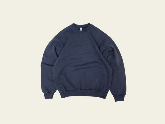 Los Angeles Apparel Garment Dye 14oz. Heavy Fleece Crewneck Sweatshirt - Dolphin Blue